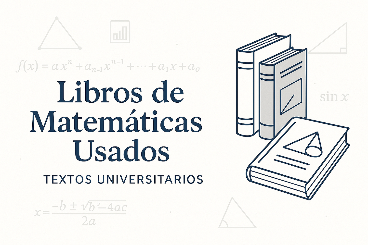 Libros de Matemáticas Usados - Textos Universitarios