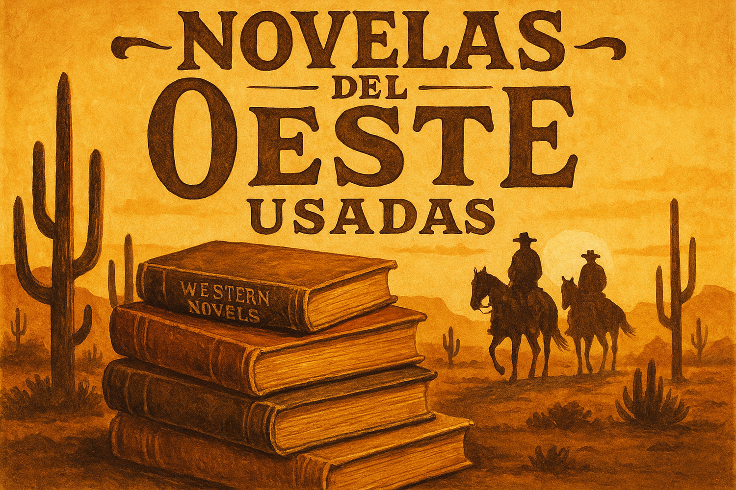 Novelas del Oeste - Libros usados