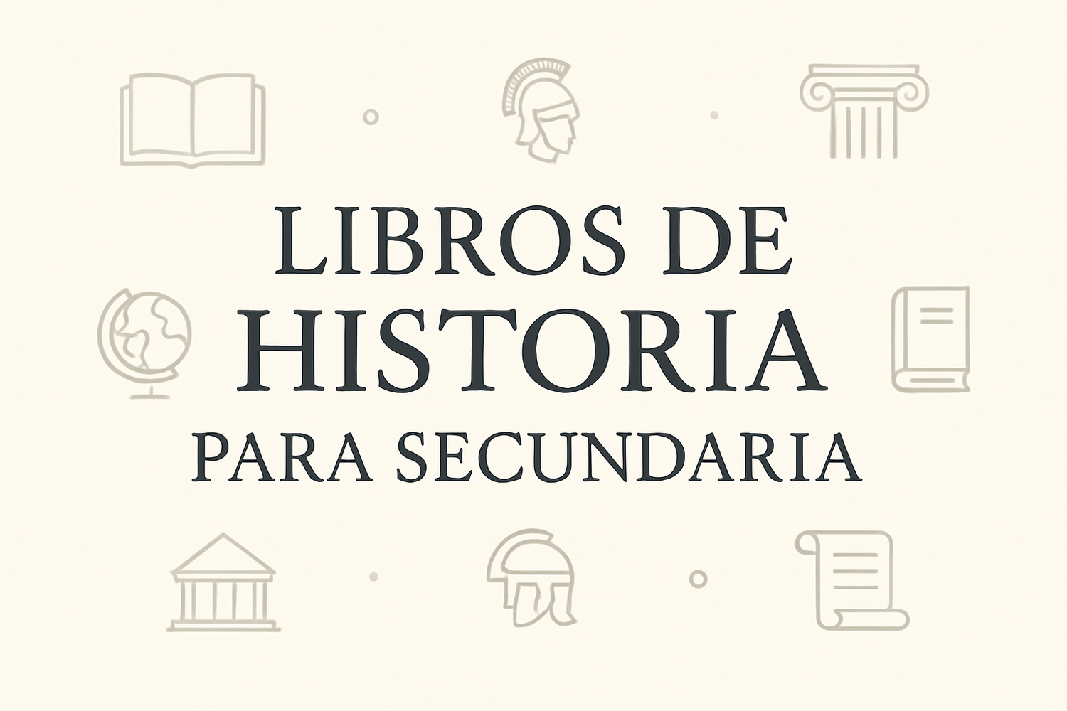 Libros de Historia para Secundaria - Usados