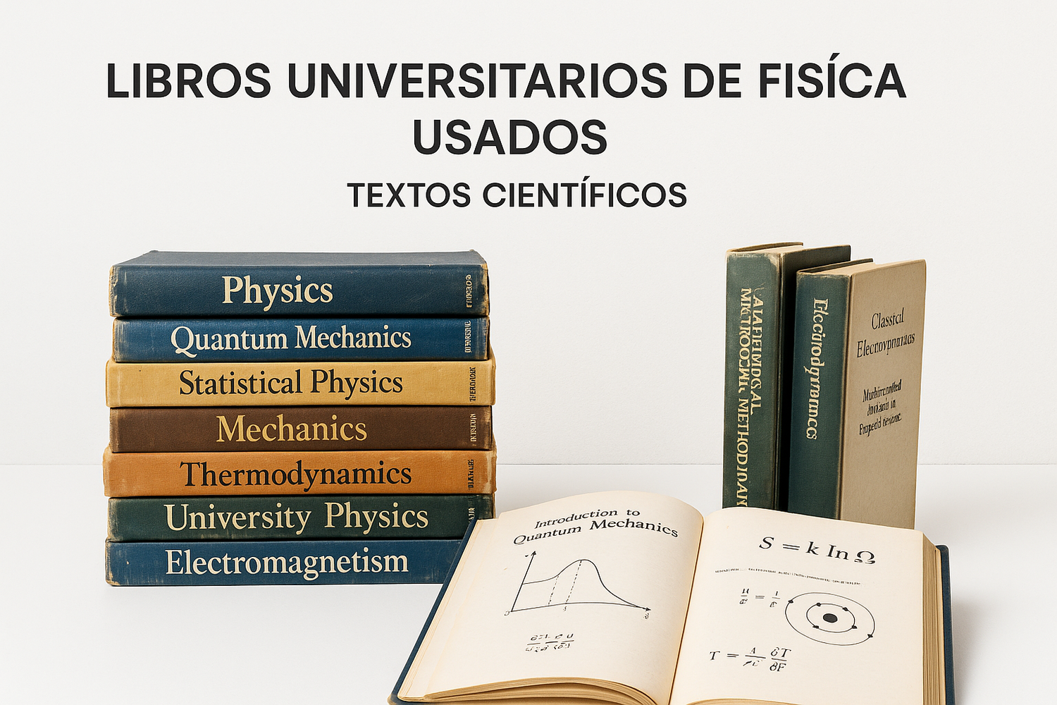 Libros Universitarios de Física Usados - Textos Científicos