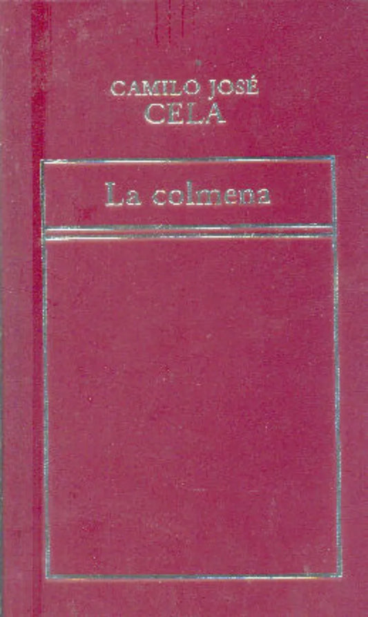 Libro usado en venta: La colmena de Camilo Jose Cela; editorial Hyspamerica impreso en 1983 realizamos envios a todo el mundo.1