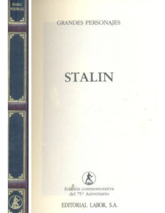 Libro usado en venta: Stalin; editorial Labor impreso en 1992 realizamos envios a todo el mundo.1