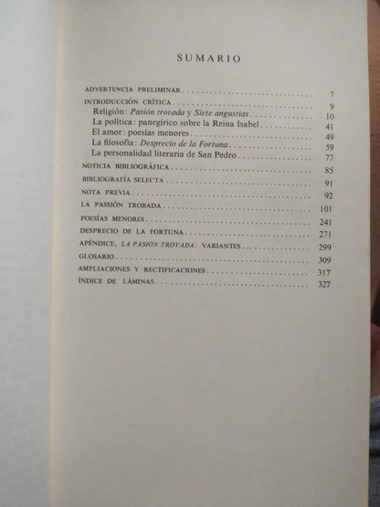 Libro usado en venta: Obras completas III - Poesias de Diego de San Pedro; editorial Castalia impreso en 1979 realizamos envios a todo el mundo.2