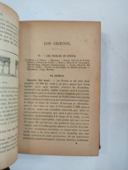 Libro usado en venta: Historia de la civilizacion antigua de C. Seignobos; editorial Libreria de la Vda de Ch. Bouret envios a todo el mundo.2