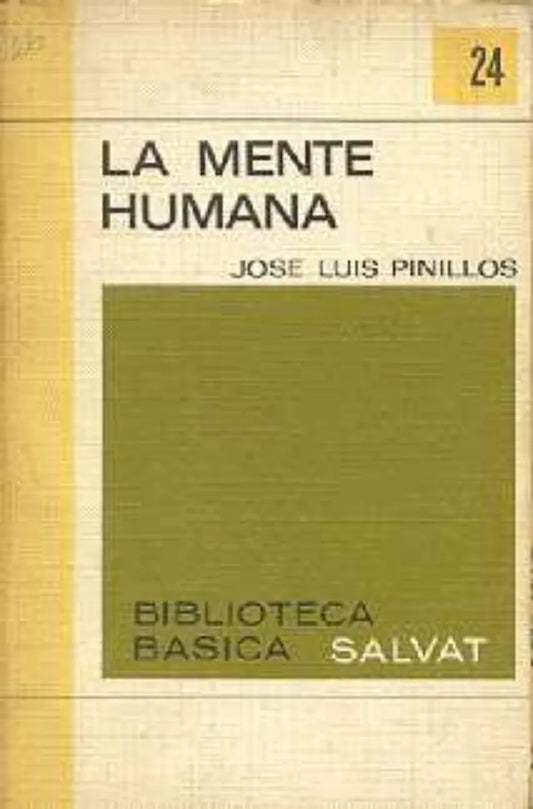 Libro usado en venta: La mente humana de Jose Luis Pinillos; editorial Salvat impreso en 1970 realizamos envios a todo el mundo.1