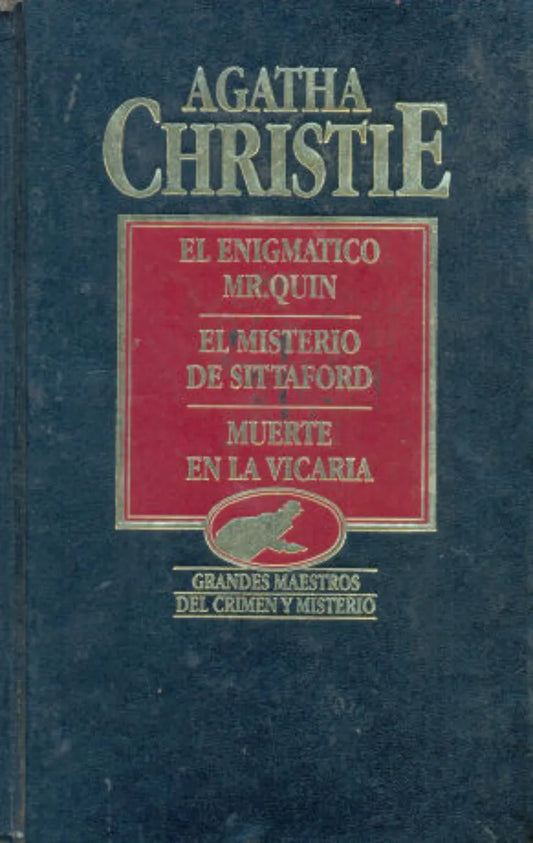 Libro usado en venta: El enigmatico Mr. Quin - El misterio de Sittaford - Muerte en la Vicaria de Agatha Christie; Hyspamerica impreso en 19851.1
