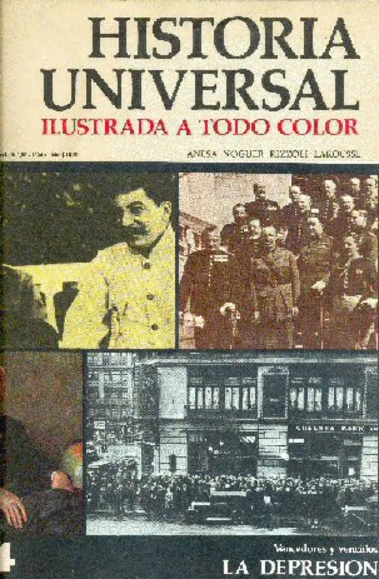 Libro usado en venta: Vencedores y vencidos: La depresion - N? 104 de Historia Universal; editorial Noguer impreso en 1974 envios a todo el mundo.1