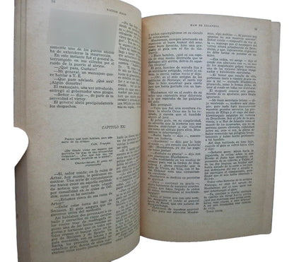 Libro usado en venta: Los trabajadores del mar de Victor Hugo; editorial Ramon Sopena impreso en 1945 realizamos envios a todo el mundo.2