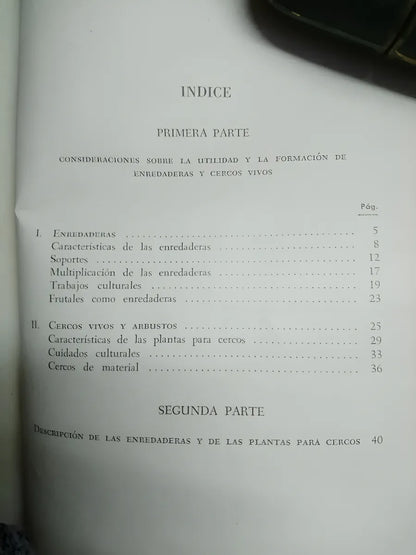 Libro usado en venta: Cercos vivos y enredaderas de W. Martinez Pintos; editorial Atlantida impreso en 1994 realizamos envios a todo el mundo.2