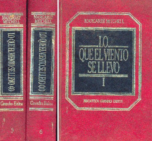 Libro usado en venta: Lo que el viento se llevo de Margaret Mitchell; editorial Hyspamerica impreso en 1984 realizamos envios a todo el mundo.1