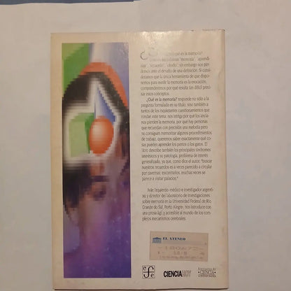 Contratapa Libro que es la memoria, Ivan Izquierdo Neurociencia