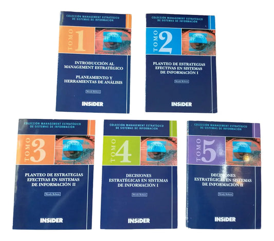 Introduccion al management estrategico (5 tomos) – Wendy Robson – MP – 1999 – Blanda