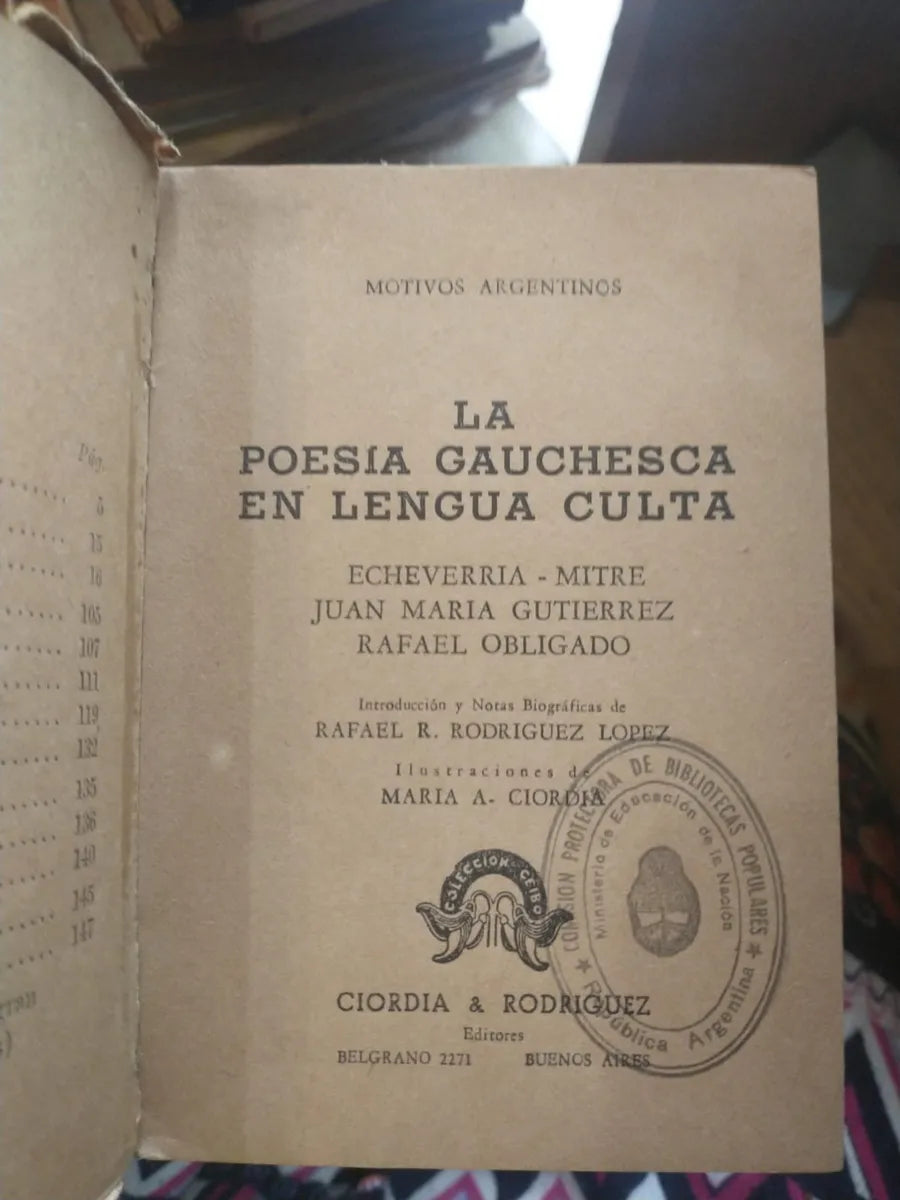 Libro usado en venta: La revolucion martinfierrista de Cordova Iturburu; editorial Ediciones Culturales Argentinas impreso en 1962.2