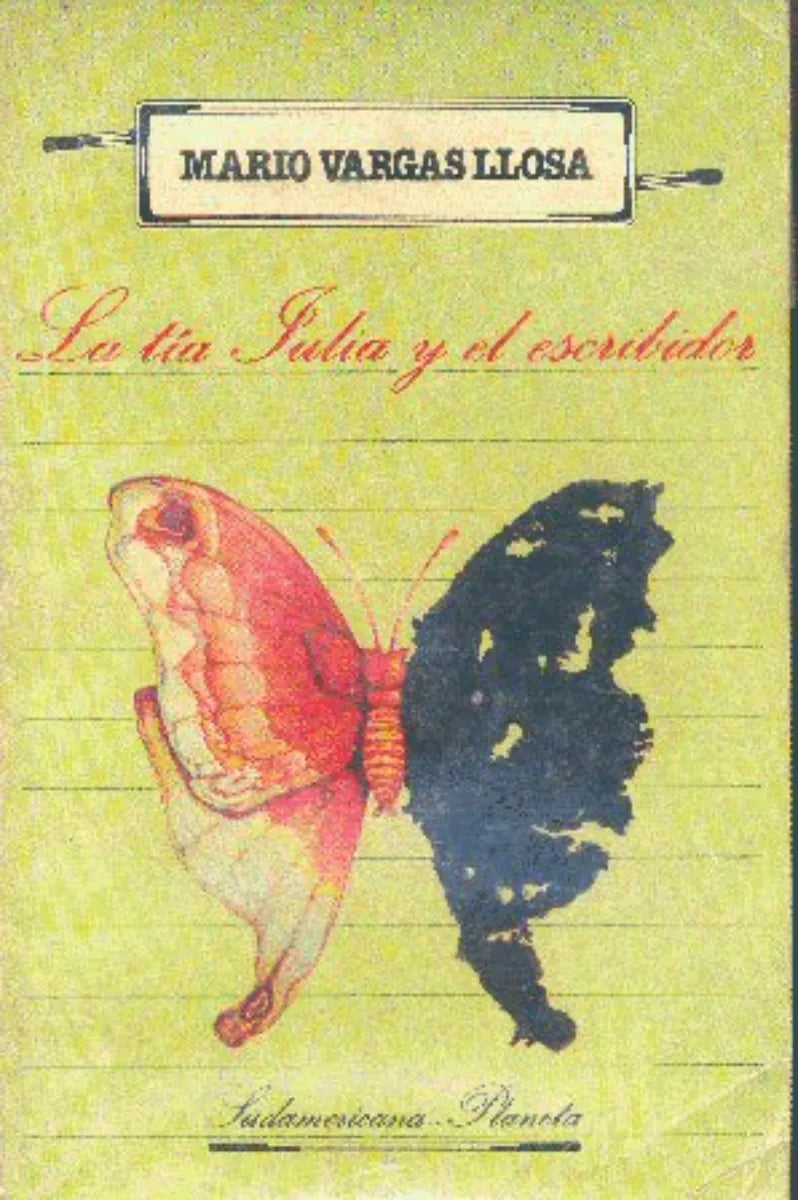 Libro usado en venta: La tia Julia y el escribidor de Mario Vargas Llosa; editorial Sudamericana - Planeta impreso en 1984 envios a todo el mundo.1