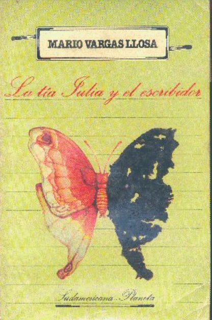 Libro usado en venta: La tia Julia y el escribidor de Mario Vargas Llosa; editorial Sudamericana - Planeta impreso en 1984 envios a todo el mundo.1