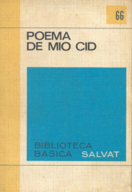 Libro usado en venta: Poema de Mio Cid; editorial Salvat impreso en 1970 realizamos envios a todo el mundo.1