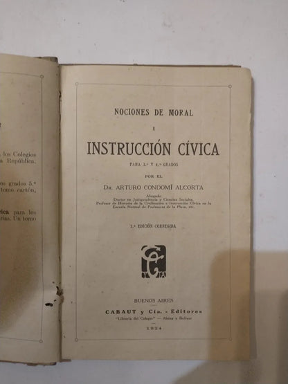 Libro usado en venta: Episodios nacionales de Juan M. Espora; editorial Cabaut y Cia impreso en 1911 realizamos envios a todo el mundo.2
