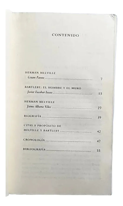 Libro usado en venta: Bartleby de Herman Melville; editorial Serapis impreso en 2008 realizamos envios a todo el mundo.2