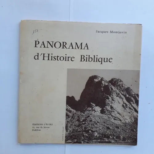 Libro usado en venta: Panorama d'Histoire biblique de Jacques Montjuvin; editorial L'Ecole realizamos envios a todo el mundo.1