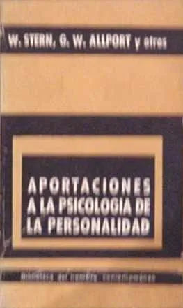 Libro usado en venta: Aportaciones a la psicologia de la personalidad de William Stern - Gordon W. Allport; editorial Paidos impreso en 1967.1