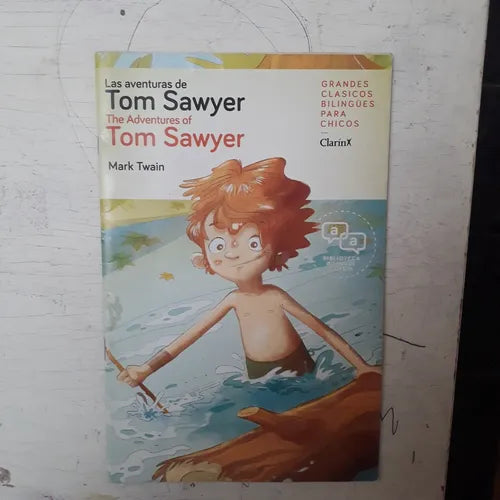 Libro usado en venta: Aventuras de Tom Sawyer - The Adventures of Tom Sawyer de Mark Twain; editorial AGEA impreso en 2014 envios a todo el mundo.1