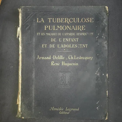 Libro usado en venta: La tuberculose pulmonaire (2 tomos) de Armand-Delille - Ch. Lestocquoy - Rene Huguenin; editorial Amedee Legrand 1.1