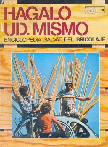 Libro usado en venta: Hagalo Ud. Mismo - Fasc. 4 de Enciclopedia; editorial Salvat impreso en 1977 realizamos envios a todo el mundo.1
