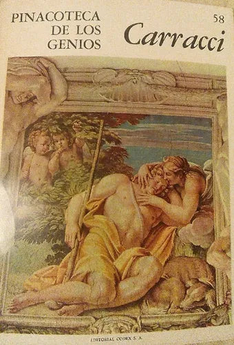 Libro usado en venta: Pinacoteca de los genios 58 de Annibale Carracci; editorial Codex impreso en 1964 realizamos envios a todo el mundo.1