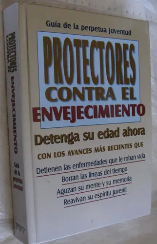 Libro usado en venta: Protectores contra el envejecimiento; editorial Parson/Walton/Press impreso en 2002 realizamos envios a todo el mundo.1