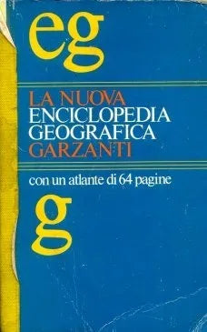 Libro usado en venta: La nuova enciclopedia geografica garzanti; editorial Garzanti impreso en 1983 realizamos envios a todo el mundo.1