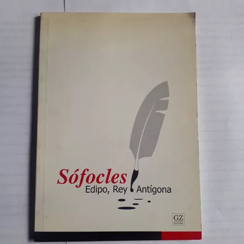 Libro usado en venta: Edipo Rey - Antigona de Sofocles; editorial GZ impreso en 2004 realizamos envios a todo el mundo.1