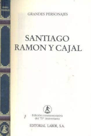 Libro usado en venta: Santiago Ramon y Cajal de Waldo Leiros; editorial Labor impreso en 1992 realizamos envios a todo el mundo.1