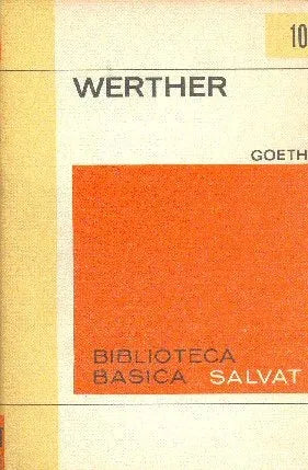 Libro usado en venta: Werther de Johann Wolfgang Von Goethe; editorial Salvat impreso en 1970 realizamos envios a todo el mundo.1