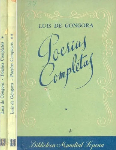 Libro usado en venta: Poesias Completas de Luis de Gongora; editorial Ramon Sopena impreso en 1949 realizamos envios a todo el mundo.1