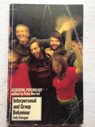 Libro usado en venta: Interpersonal and group Behaviour de Judy Gahagan; editorial Methuen impreso en 1975 realizamos envios a todo el mundo.1