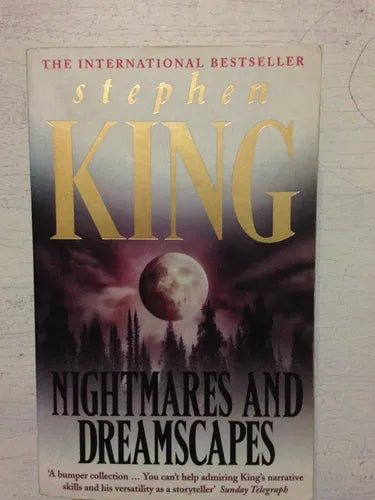Libro usado en venta: Nightmares and dreamscapes de Stephen King; editorial Hodder & Stoughton impreso en 1994 realizamos envios a todo el mundo.1