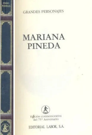 Libro usado en venta: Mariana Pineda; editorial Labor impreso en 1992 realizamos envios a todo el mundo.1