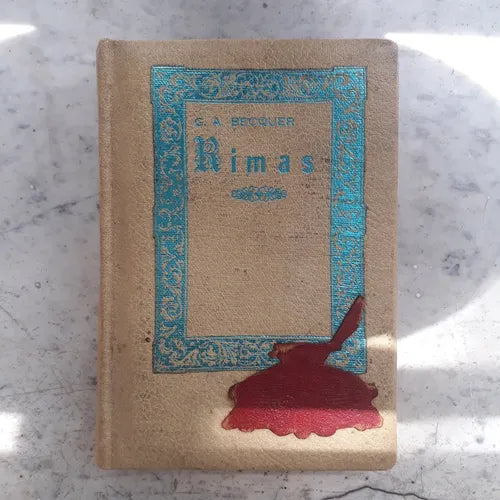 Libro usado en venta: Rimas y Poesias varias de Gustavo Adolfo Becquer; editorial Vallardi Americana impreso en 1953 realizamos envios a todo el mundo.1