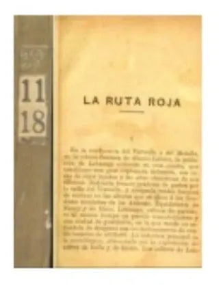 Libro usado en venta: La ruta roja de Jorge Ohnet; editorial Buenos Aires impreso en 1909 realizamos envios a todo el mundo.1