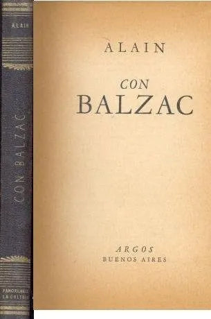 Libro usado en venta: Con Balzac de Alain; editorial Argos impreso en 1948 realizamos envios a todo el mundo.1