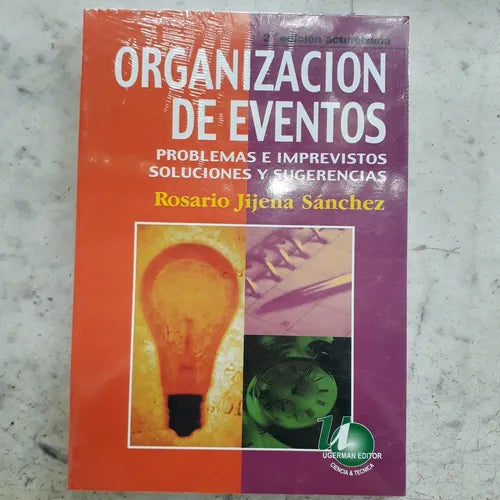 Libro usado en venta: Organizacion de eventos de Rosario Jijena Sanchez; editorial Ugerman realizamos envios a todo el mundo.1