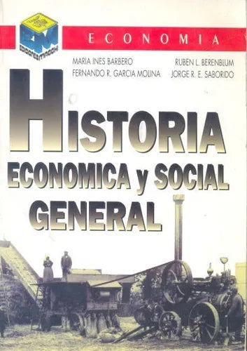 Libro usado en venta: Historia economica y social general; editorial Macchi impreso en 1998 realizamos envios a todo el mundo.1