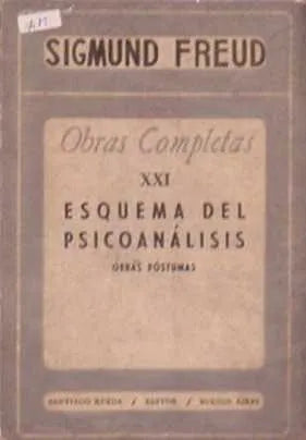 Libro usado en venta: Esquema del psicoanalisis de Sigmund Freud; editorial Santiago Rueda impreso en 1955 realizamos envios a todo el mundo.1