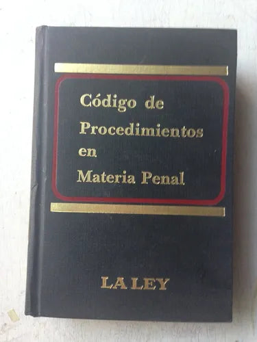 Libro usado en venta: Codigo de procedimientos en materia penal; editorial La ley impreso en 1988 realizamos envios a todo el mundo.1