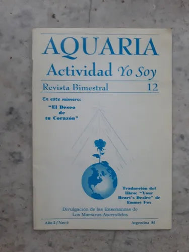 Libro usado en venta: Revista bimestral 12 - Actividad Yo Soy de Aquaria; realizamos envios a todo el mundo.1