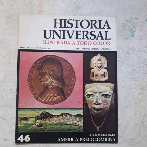 Libro usado en venta: El fin de la edad media - America precolombina N?46 de Historia Universal; editorial Noguer impreso en 1974.1