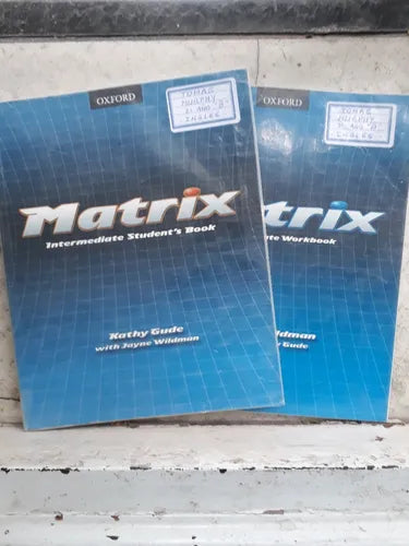 Libro usado en venta: Matrix Intermediate Student's - Workbook de Kathy Gude - Jayne Wildman; editorial Oxford University Press impreso en 2011.1