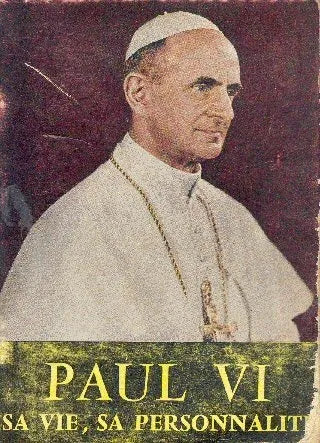 Libro usado en venta: Paul VI de Andre Lazzarini; editorial Salvator - Mulhouse impreso en 1964 realizamos envios a todo el mundo.1
