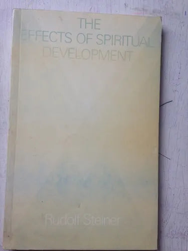 Libro usado en venta: The effects of spiritual development de Rudolf Steiner; editorial Rudolf Steiner Press impreso en 1978 envios a todo el mundo.1