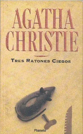 Libro usado en venta: Tres ratones ciegos de Agatha Christie; editorial Planeta impreso en 1994 realizamos envios a todo el mundo.1